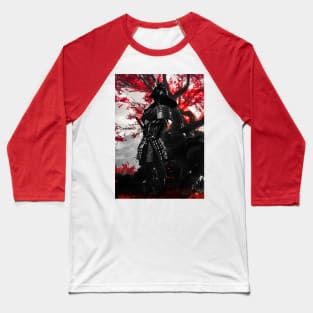 Samurai Red Tree Baseball T-Shirt